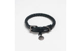DuePuntoOtto Ferdinando Hundehalsband schwarz shark