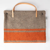 Reisedecke Steve von Duepuntootto Natur Orange