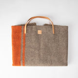 Reisedecke Steve von Duepuntootto Natur Orange