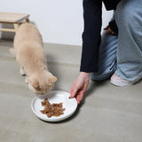 Plate Katzenfressnapf von Hoopo | weiss