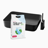 Hoopo® Poh Katzenklo | Grau