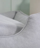 BUDDY. Hundebett mit Rand - grau/blau - aus recycelten Materialien - online kaufen