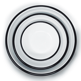 Lills Futternapf Emaille weiss