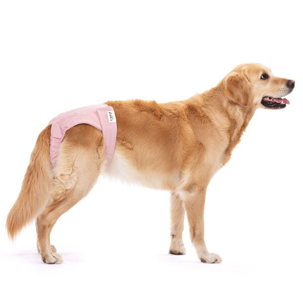 Lills Läufigkeitshöschen rosa mit Hund