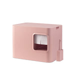 Hoopo Dome nachhaltiges Designer Katzenklo Pink