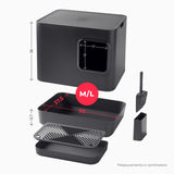 Hoopo® Dome Plus nachhaltiges Katzenklo | Grau