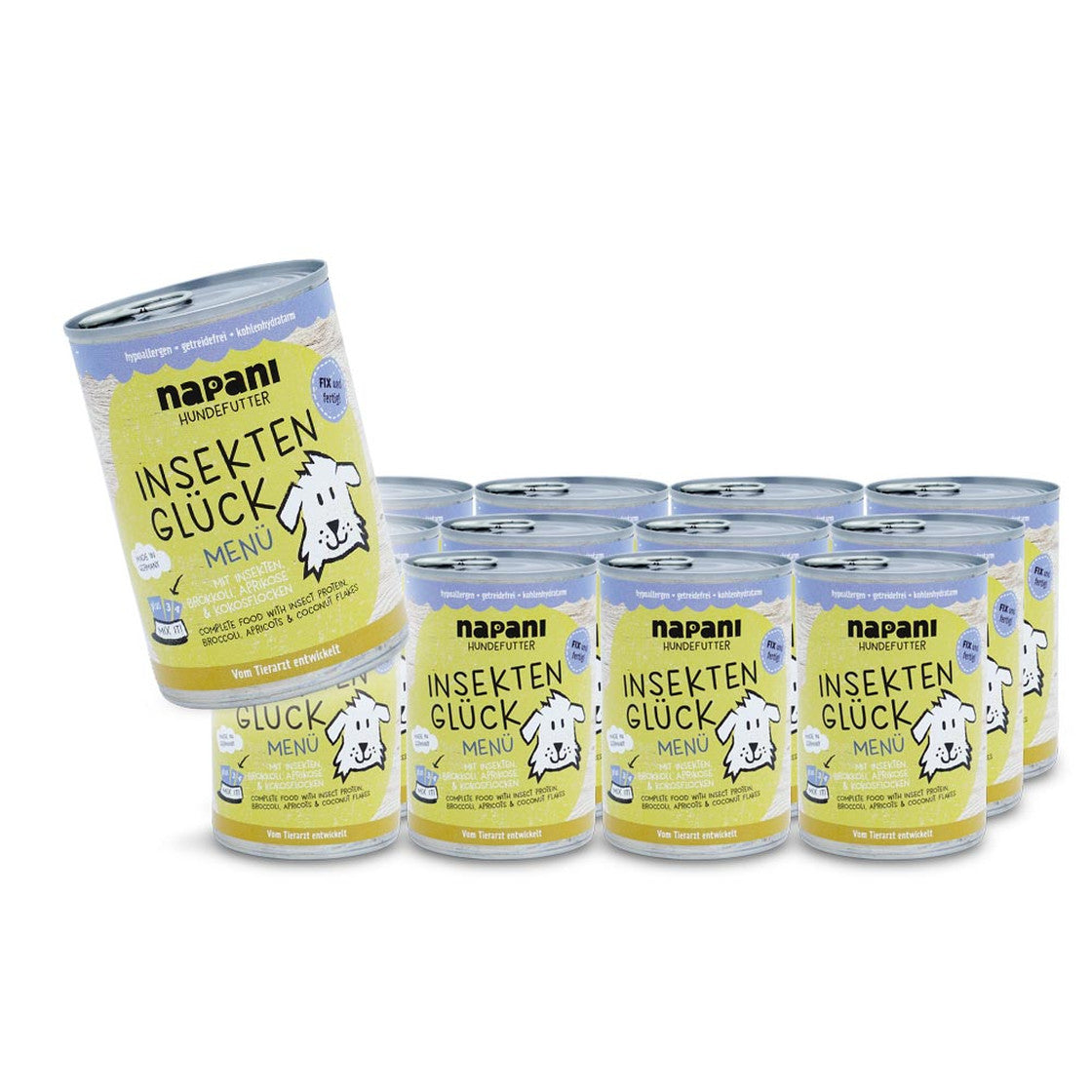 Napani Insekten-Hundefutter Insektenglück