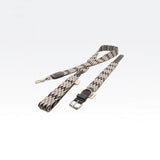 Buddy Hundehalsband Peruvian Schwarz mit passender Leine