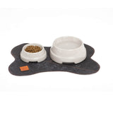 DuePuntoOtto Hundenapf Sebastiao Dog Bowl Grau