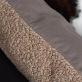 DuePuntoOtto Hundebett Henri aus Rinderleder | Kuhoptik