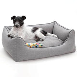 Dogs in the City Hundekörbchen Manhaten grau