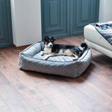 LABONI Classic Hundebett | Kollektion OXFORD | Grau