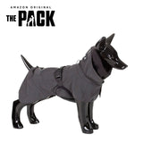 Regenjacke für Hunde von Paikka in Schwarz