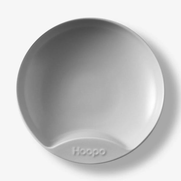 Hoopo Plate Katzenfressnapf grau