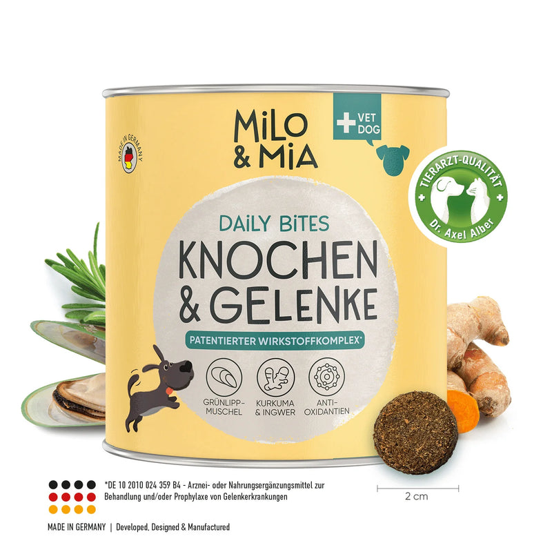 Milo & Mia Knochen & Gelenke Daily Bites Softsnack