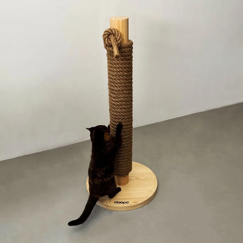 Totem Kratzbaum von Hoopo beige für Katzen