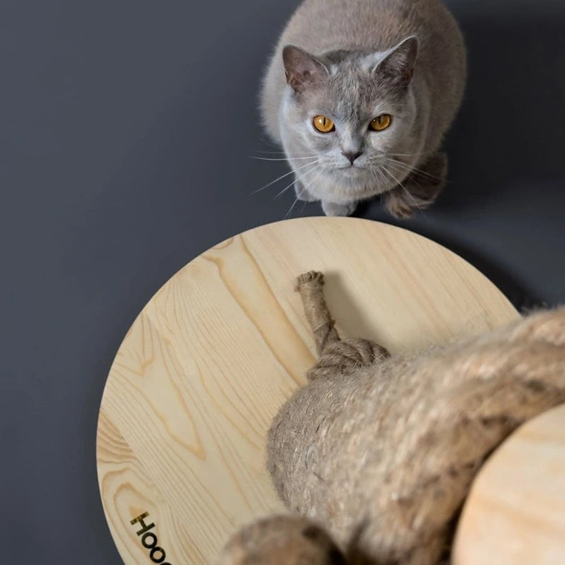 Totem Kratzbaum von Hoopo beige für Katzen