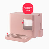 Hoopo® Dome Plus nachhaltiges Katzenklo | Pink