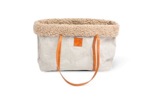 Hundetasche in grau