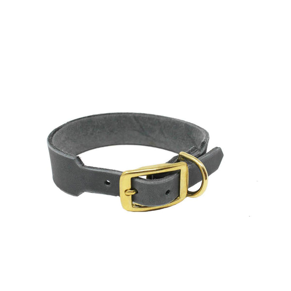 Naturahund Nachhaltiges Fettleder Halsband Breit