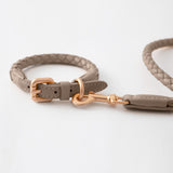 duepuntoOtto Hundehalsband aus Leder Ferdinando | Lazy Taupe