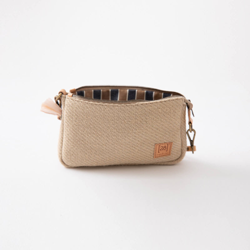 DuePuntoOtto Hundetasche Mini Inge | Jute Ecru