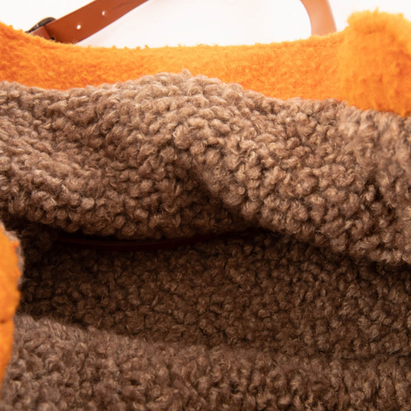 Stylische Hundetasche von duepuntootto Casentino Wolle