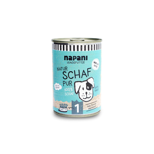 Napani Bio-Hundefutter Schaf pur