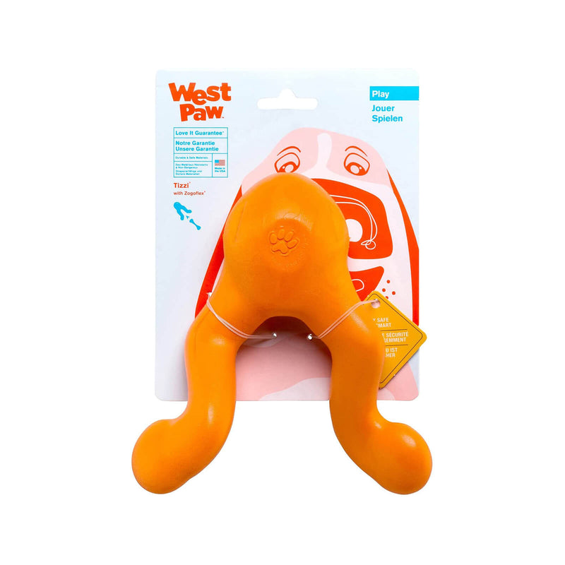 West Paw Tizzi Hundespielzeug | Orange